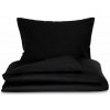 Kvalitex Saténové francúzske obliečky LUXURY COLLECTION 1 + 2, 240x200, 70x90cm čierne