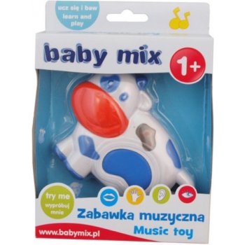 Baby Mix so zvukom kravička Biela