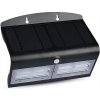 V-Tac LED Solárne nástenné svietidlo so senzorom LED/7W/3,7V 4000K IP65 čierna VT0776 + záruka 3 roky zadarmo
