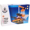 Loco Toys - rozširujúca sada prístavný žeriav + vagónik + TIR