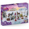 Schleich Adventný kalendár HORSE CLUB 2025 - Vianočný zázrak žriebä