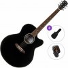 Pasadena PJC-300 Standard SET Black Akustická gitara Jumbo
