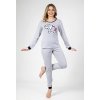 Dámske pyžamo Regina 682 2XL - Šedá / 2XL