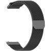Techsuit - Watchband 18mm (W009) remienok pre Huawei Watch GT 4 (41 mm) / W1 / Honor Watch S1 / Garmin Venu 2S / Vivoactive 4S – čierny