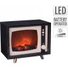 Imitácia Krbový oheň, televízor 21 cm na baterky
