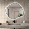 Baltica Design Bright Stain III zrkadlo 90x77 cm s osvetlením zelená 5904107932453