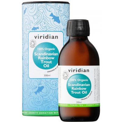 Viridian Organic Scandinavian Rainbow Trout Oil 200 ml