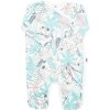 Dojčenský bavlnený overal s bočným zapínaním New Baby Lovely zelený 68 (4-6m)
