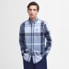 Barbour Harris tailored shirt Tartan deep blue