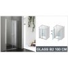 Aquatek GLASSGLASSB2CH10061 (Sprchové dvere s dvomi otváracími dverami)