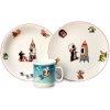 Thun 1794 Detská súprava Krtko a raketa porcelán 3 dielna