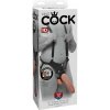 King Cock Strap-on 12 - pripínací dildo s hámom (30 cm)