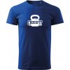 T-ričko Crossfit pánske tričko Farba trička: Jablkovozelená, Farba potlače: Čierna, Veľkosť: L