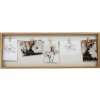 Fotorámik na viac fotiek Natur s drevenými štipcami 70x25 cm