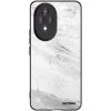 Picasee silikónový čierny obal pre Honor 200 Pro 5G - White marble