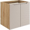 ArtCom Skrinka pod umývadlo OCEAN Beige 82-60-2D | 60 cm s dvierkami