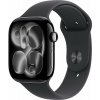 Apple Watch Series 11 GPS 46mm Jet Black Aluminium Case with Black Sport Band - M/L MEUX4WF/A