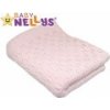Háčkovaná dečka Baby Nellys ® - ružová
