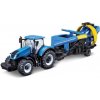 Bburago Farm tractor New Holland T7.315 with Cultivator