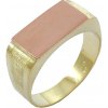 Pánsky prsteň z kombinovaného zlata - elegantný dizajn Veľkosť: 70