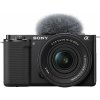 Sony Alpha ZV-E10 vlogovací fotoaparát + 16–50 mm f/3.5–5.6 OSS II ZVE10KB.CEC