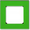 ABB, s.r.o. Levit - 3901H-A05010 67 - Rámček jednonásobný - zelená/dymová čierna