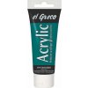 Akrylová farba El Greco 75 ml Viridian zelená (Akrylová farba El Greco 75 ml )