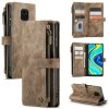 Multifunkčné peňaženkové puzdro CaseMe na Xiaomi Redmi Note 9S/9 Pro - Hnedá
