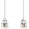 Nedis TCGB90200WT100 RJ11 Zástrčka - RJ11 Zástrčka, 10m, bílý