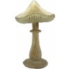 Clayre & Eef Béžovo-hnedá dekorácia huba Mushroom 11*9*15 cm
