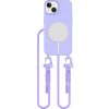 Kryt so šnúrkou/popruh na telo Tech-Protect Magnecklace Magsafe iPhone 15 Lavender