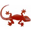 Samolepiaca dekorácia Gecko - červená