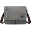 Plátená crossbody taška Kono sivá