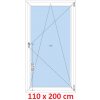 Soft Plastové okno 110x200 cm, otváravé a sklopné