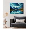 ZUTY Obrazy na stenu - Rieka v horách Rámovanie: vypnuté plátno na rám, Rozmer: 80x100 cm