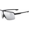 uvex športové okuliare ramp black matt/mirror silver s2