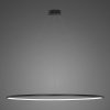 Altavola Design Ledowe Okręgi závesné svietidlo 1x57 W čierna LA073/P_150_in_4k_black_dimm