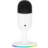 Marvo, herný/streamovací mikrofón, MIC-06, biela, RGB podsvietenie, vstup pre slúchadlá MIC-06 WH