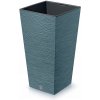 Kvetináč plast modrý Prosperplast 26,5 cm x 26,5 x 50 cm