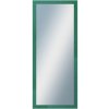 DANTIK - Zrkadlo v rámu, rozmer s rámom 50x120 cm z lišty RETRO zelená (2535)
