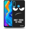 Picasee silikónový čierny obal pre Huawei P30 Lite - Nesiahajte mi na telefón