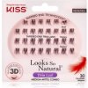 KISS Look So Natural trsové nalepovacie mihalnice s uzlíkom Lavish 30 ks
