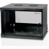 Techly I-CASE EL-1006B32 rack 6U Nástěnný regál Černá
