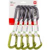 Expresky Ocún Hawk QD Combi Bio DYN 15mm 5 -pack - green