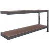 Trestles Regál prídavný 1400 x 2400 x 800 mm 2 police sivá