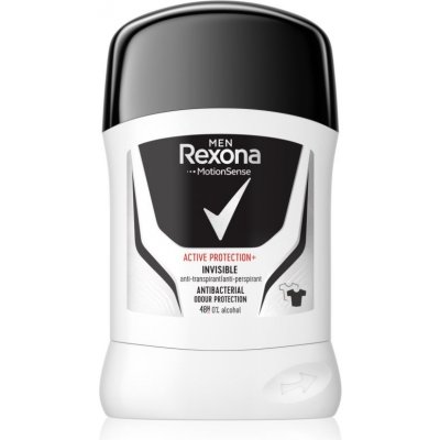 Rexona Active Protection+ Antiperspirant tuhý antiperspitant pre mužov Invisible 50 ml
