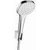 Hansgrohe Croma Select E Ručná sprcha 1jet, s hadicou a držiakom, biela/chróm 26424400-HG