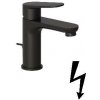 Kludi X1 - Umývadlová batéria s výpusťou, matná čierna 322763975