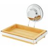 Bambusový držiak na mydlo Compactor Bestlock SPA Bamboo s prísavkou - bez vŕtania (RAN5806)