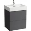 Laufen Kartell Skrinka pod umývadlo 58x45x60 cm, bridlicovo sivá H4075690336421